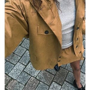 Zara Tan Trench Coat for Women